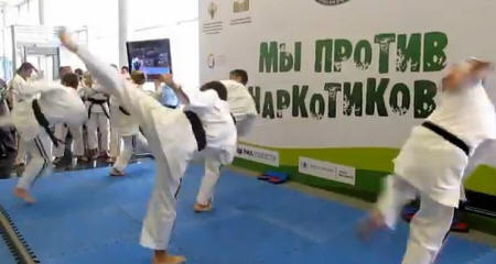 Фрагменты работы Федерации Косики каратэ России. Видео. Автор видео и фото председатель НСНБР А.Г.Огнивцев.